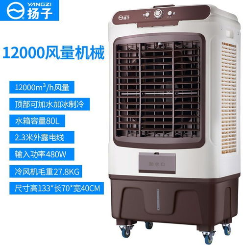 扬子冷风机 工业级制冷，家用节能之选